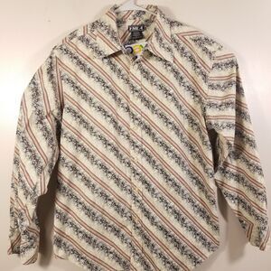Vintage YMLA Shirt Mens Large Long Sleeve  Rave Disco Club Dance Party Y2K